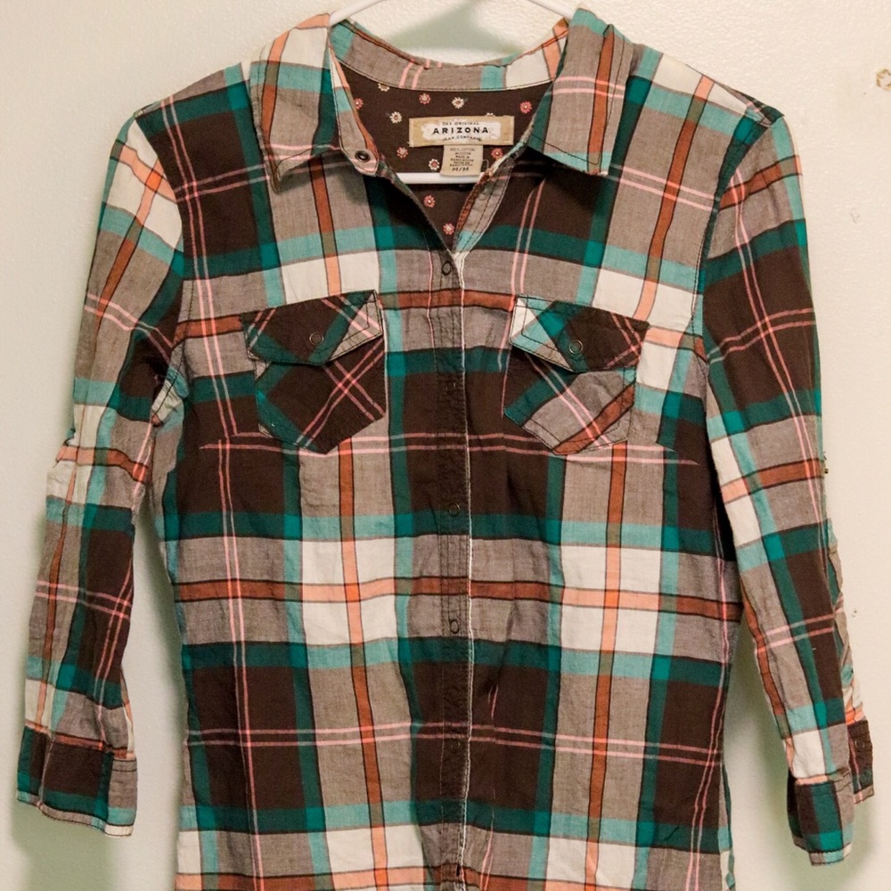 Arizona Plaid Western Blouse